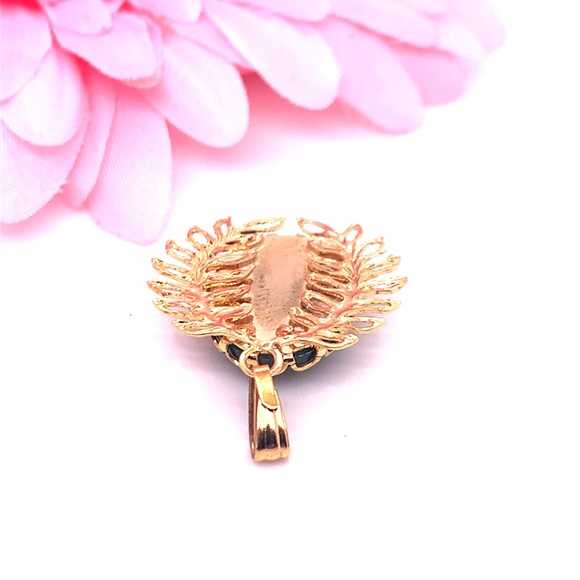 2/$10  Green Pendant with Gold Accents - Picture 4 of 6